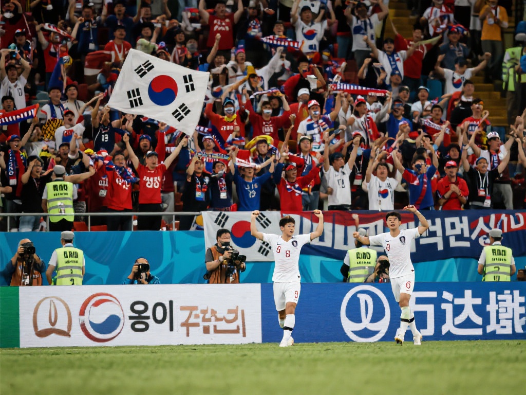 韩国队迎来突破,成功突围晋级决赛 韩国队的晋级离不开球迷的支持。在赛场内外